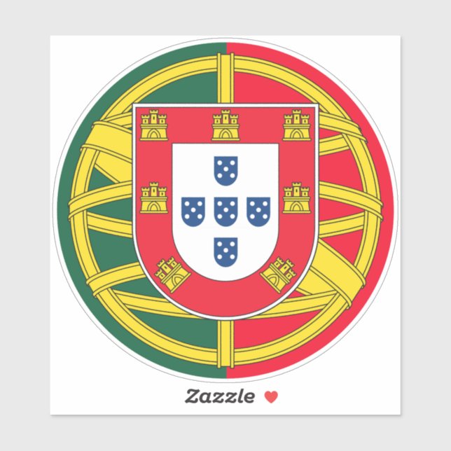 Portugal flag sticker (Sheet)