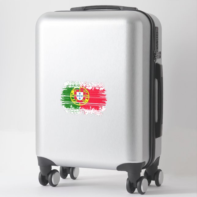 Portugal flag  sticker (Suitcase)