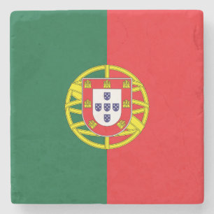 Portugal Flag Stone Coaster
