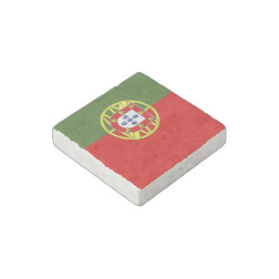Portugal flag stone magnet