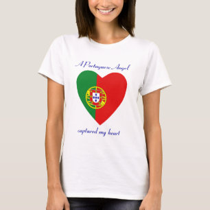 Portugal Flag Sweetheart T-Shirt