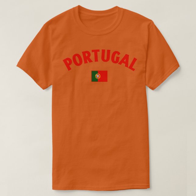 Portugal Flag T-Shirt (Design Front)