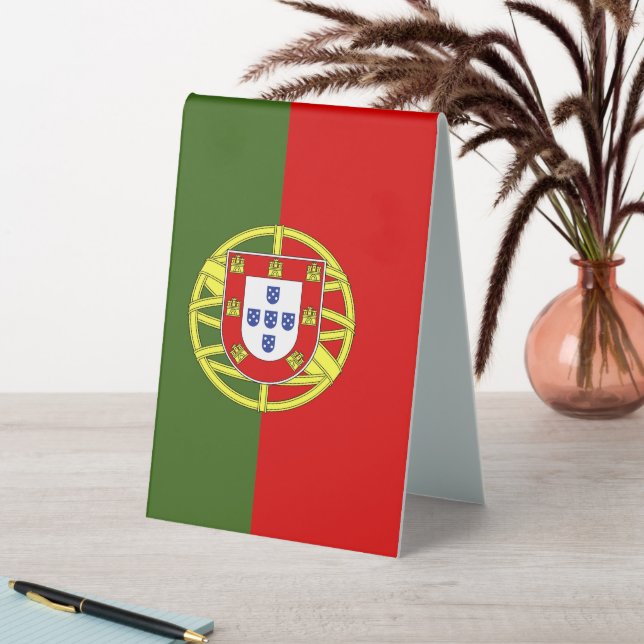 Portugal flag table tent (In SItu (Table))