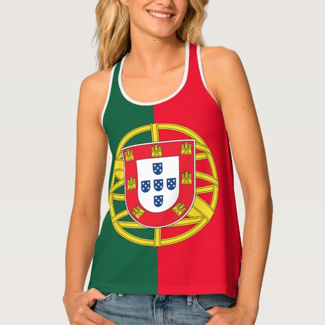 Portugal flag tank top (Front)