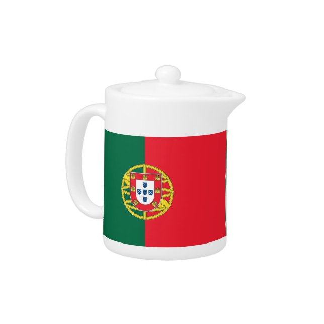 Portugal Flag Teapot (Left)