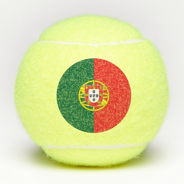 Portugal Flag Tennis Balls (Front)