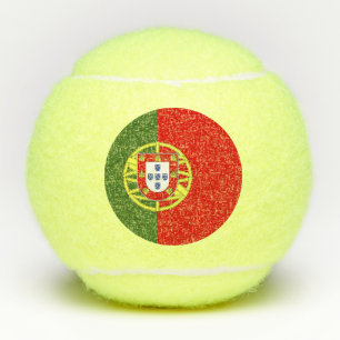 Portugal flag tennis balls