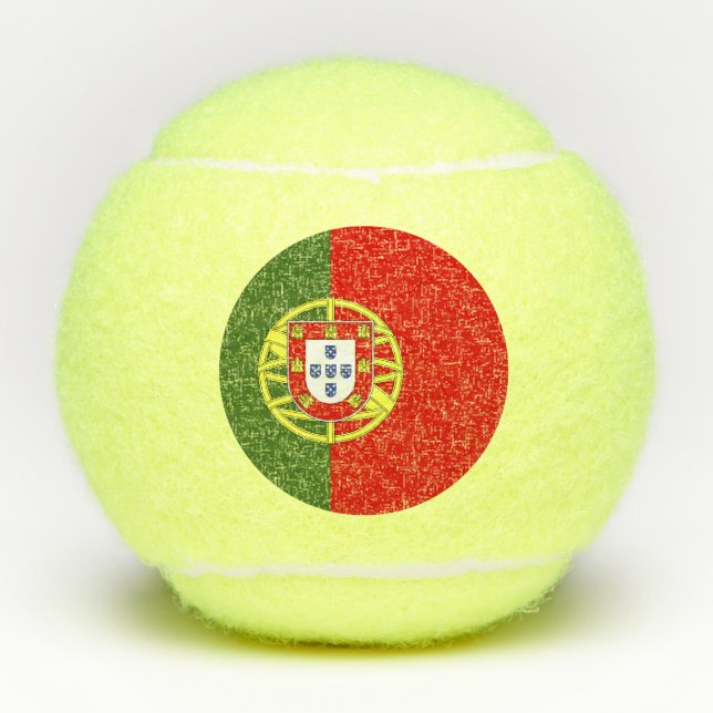 Portugal flag tennis balls (Front)