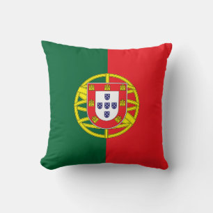 Portugal Flag Throw Pillow