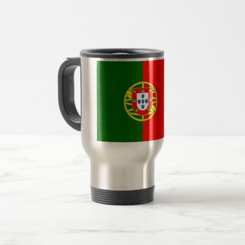 Portugal Flag Travel Mug