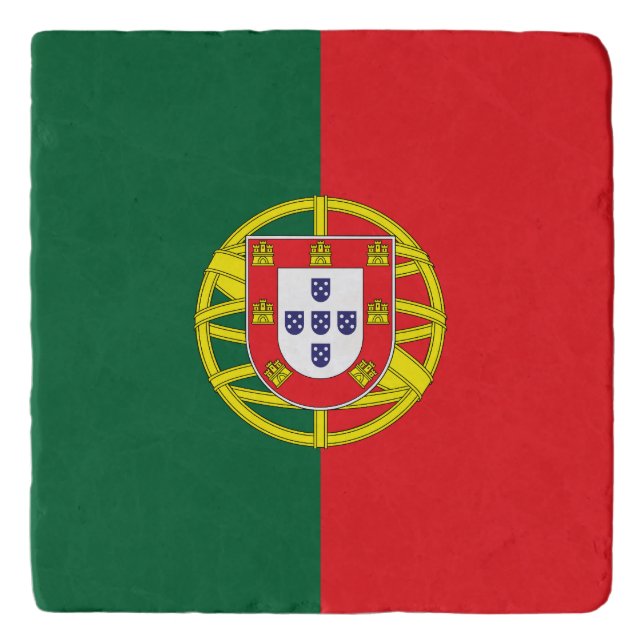 Portugal Flag Trivet (Front)