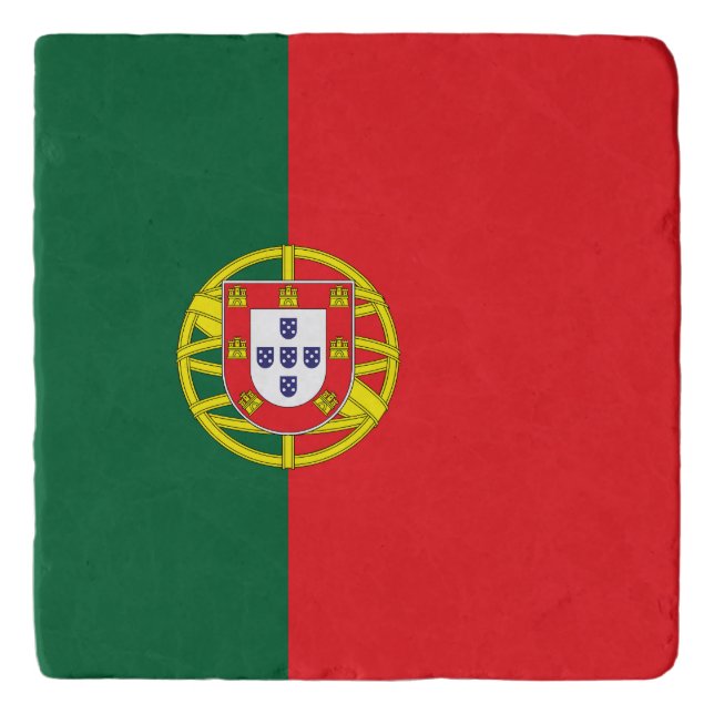 Portugal Flag Trivet (Front)