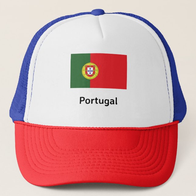Portugal Flag Trucker Hat (Front)