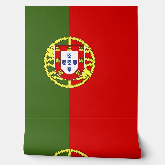 Portugal flag wallpaper  (Unrolling)