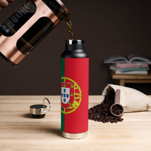 Portugal flag water bottle