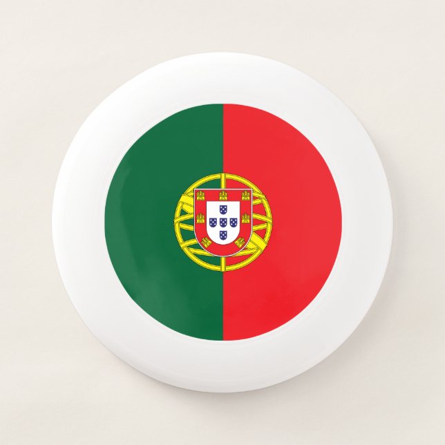 Portugal Flag Wham-O Frisbee (Front)