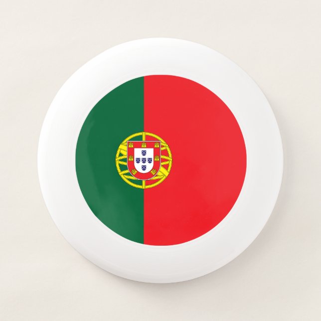 Portugal Flag Wham-O Frisbee (Front)