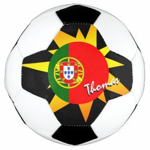 Portugal Football & Portuguese Flag / BANG Soccer Ball