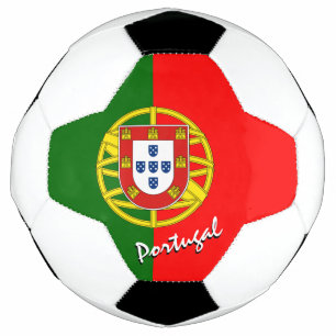 Portugal Football & Portuguese Flag / Sports Soccer Ball
