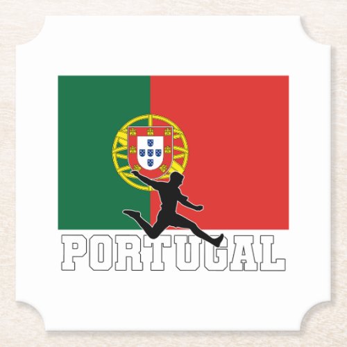 Portugal Football Soccer National Team Paper Coaster