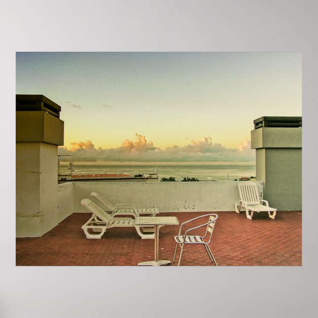 (PORTUGAL) Funchal Sunrise Poster (Front)