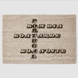 Portugal Good morning afternoon night Coir Mat
