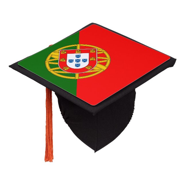 Portugal Graduation Cap Topper (Angled)