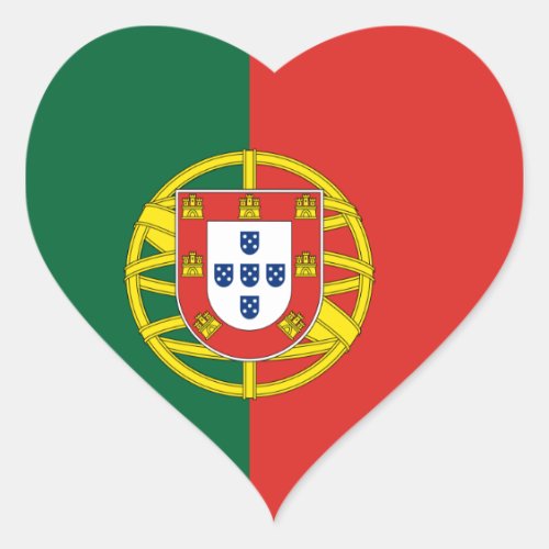 portugal heart sticker