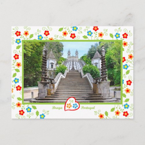 Portugal in photos _ Bom Jesus Braga Postcard