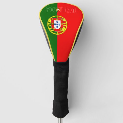 Portugal Inscription Flag Red Green Coat of Arms G Golf Head Cover