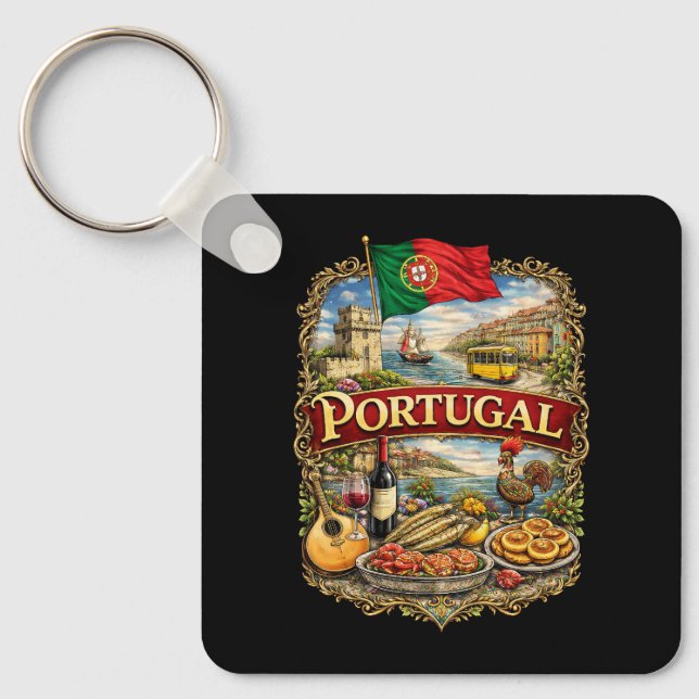 Portugal Keychain (Front)