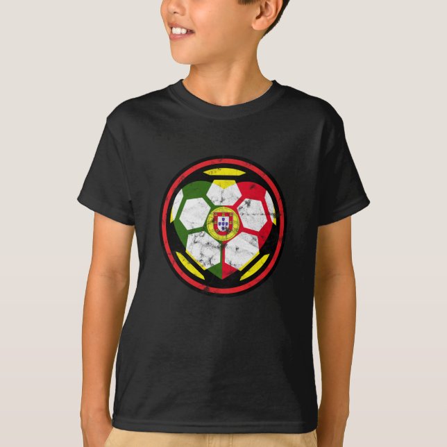 Portugal Kids Soccer T-Shirt (Front)