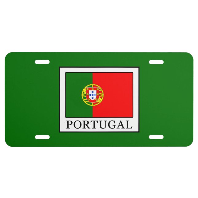 Portugal License Plate (Front)