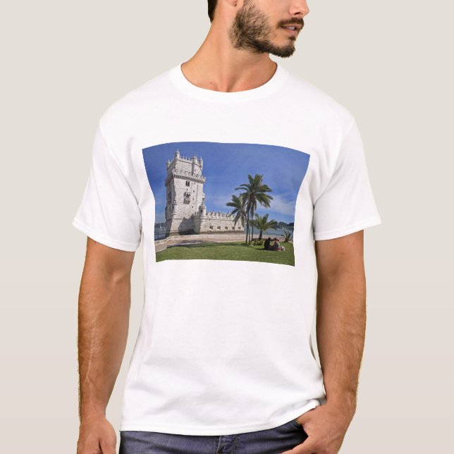 Portugal, Lisbon. Belem Tower, a UNESCO World 2 T-Shirt (Front)