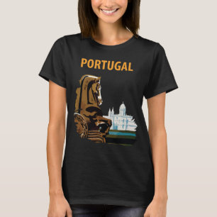 Portugal Lisbon Belem Tower Golden Travel T-Shirt