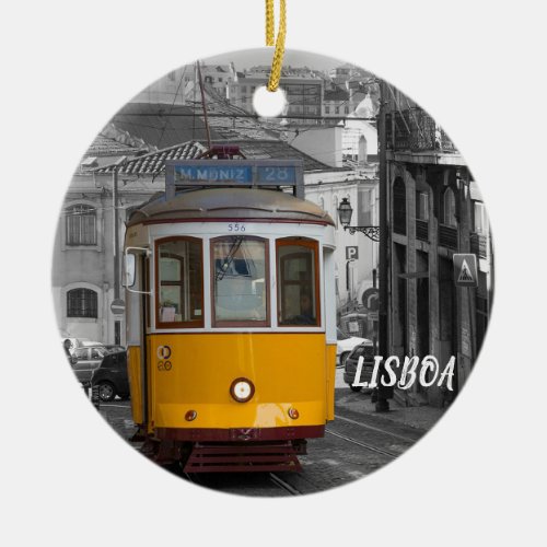 Portugal Lisbon Picturesque Christmas Ornament