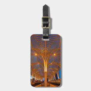 Portugal, Lisbon. View Of Modern Station Luggage Tag