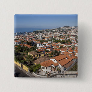 Portugal, Madeira Island, Funchal. Cable car Button