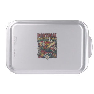 Portugal Match Day Skeleton Striker Nations Countr Cake Pan