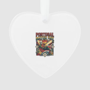 Portugal Match Day Skeleton Striker Nations Countr Ornament