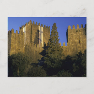 Portugal, Minho, Guimaraes. Castelo de Sao Postcard