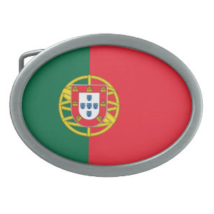 Portugal National Flag Belt Buckle