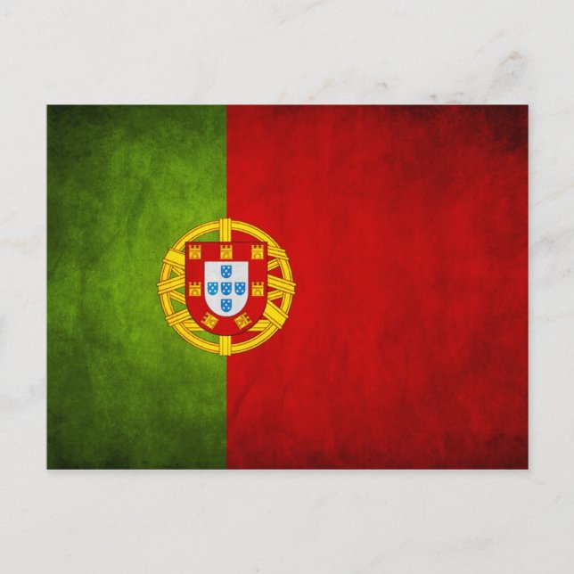 Portugal national flag postcard (Front)