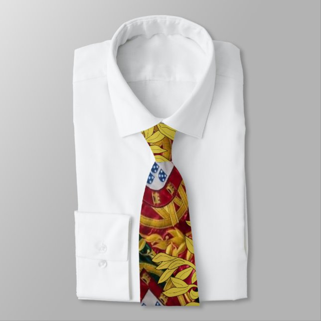 .Portugal Neck Tie (Tied)