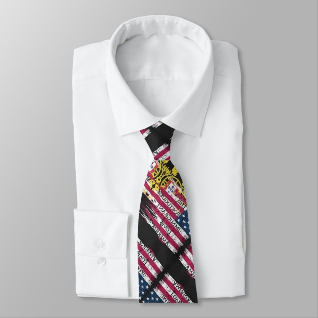 Portugal Neck Tie (Tied)