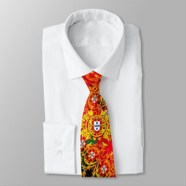.Portugal Neck Tie (Tied)