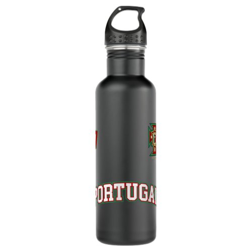 Portugal  Number 7 BACK Soccer Team Sports Tee  Stainless Steel Water Bottle