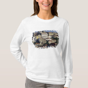 Portugal, Oporto (Porto). Historic houses and T-Shirt