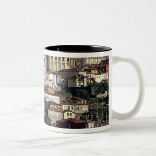 Portugal, Oporto (Porto). Historic houses and Two-Tone Coffee Mug