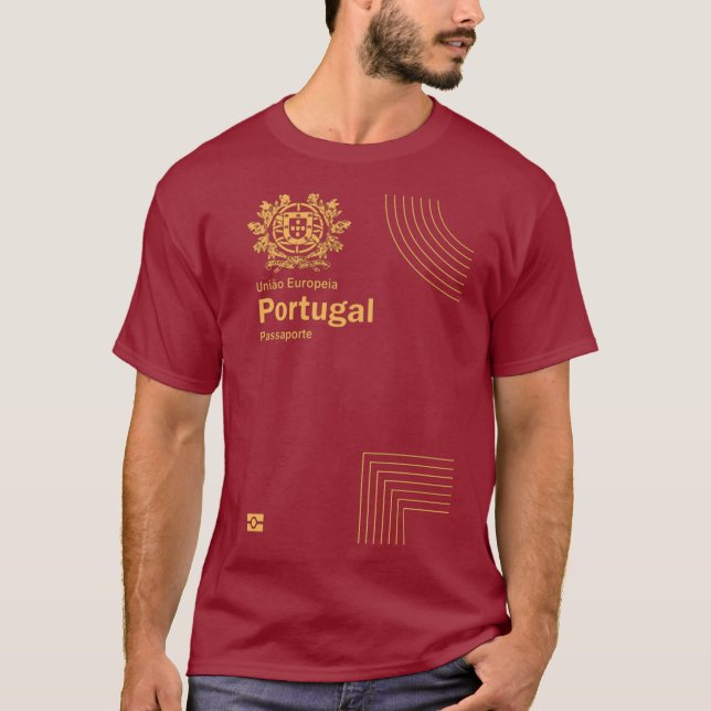Portugal passport cover T-Shirt (Front)